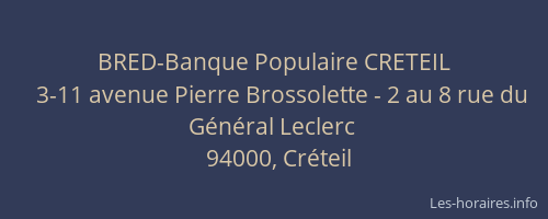 BRED-Banque Populaire CRETEIL