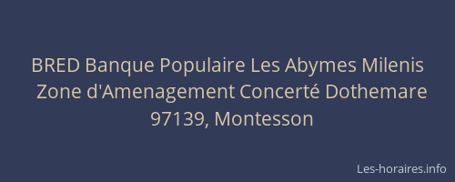 BRED Banque Populaire Les Abymes Milenis