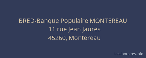 BRED-Banque Populaire MONTEREAU