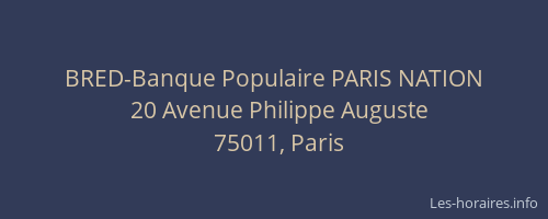 BRED-Banque Populaire PARIS NATION