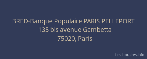 BRED-Banque Populaire PARIS PELLEPORT