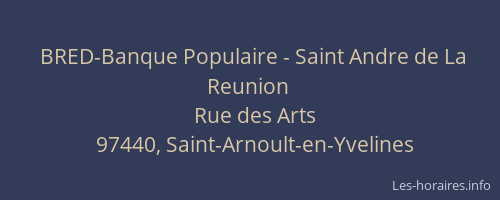 BRED-Banque Populaire - Saint Andre de La Reunion