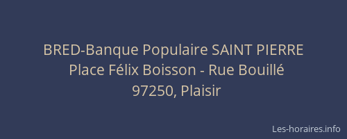BRED-Banque Populaire SAINT PIERRE