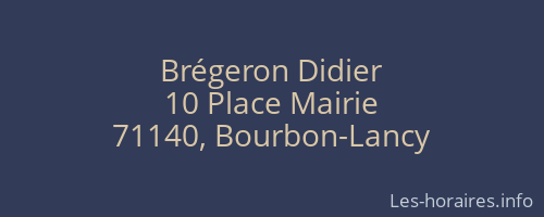Brégeron Didier