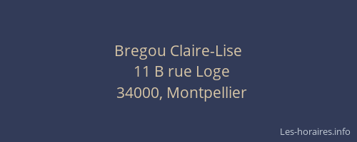Bregou Claire-Lise