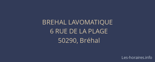 BREHAL LAVOMATIQUE