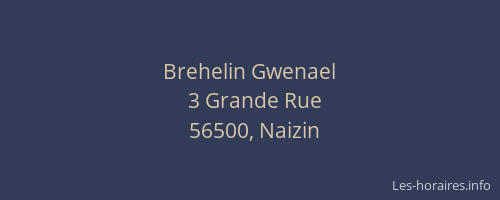 Brehelin Gwenael