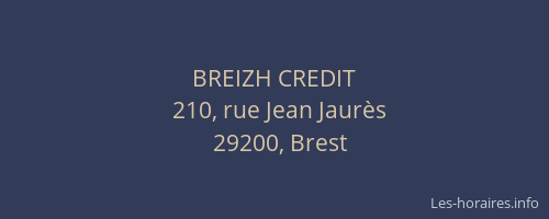 BREIZH CREDIT