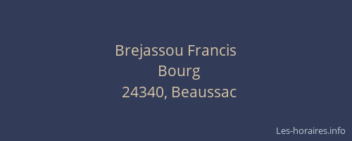 Brejassou Francis
