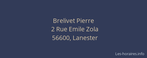 Brelivet Pierre