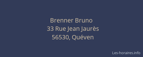 Brenner Bruno