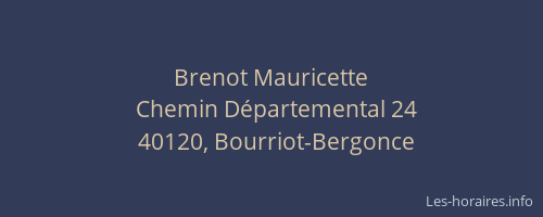 Brenot Mauricette