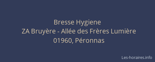 Bresse Hygiene