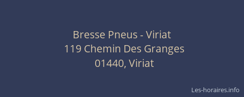Bresse Pneus - Viriat