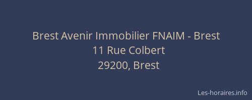 Brest Avenir Immobilier FNAIM - Brest