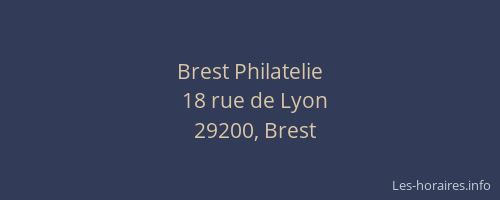 Brest Philatelie