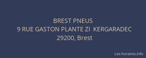 BREST PNEUS