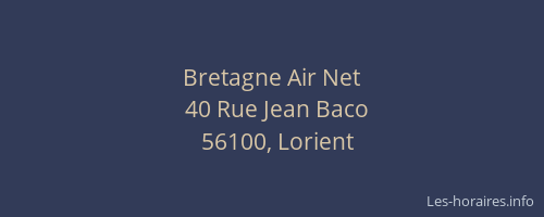 Bretagne Air Net
