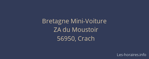 Bretagne Mini-Voiture