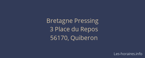 Bretagne Pressing