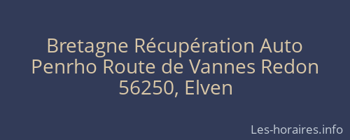Bretagne Récupération Auto