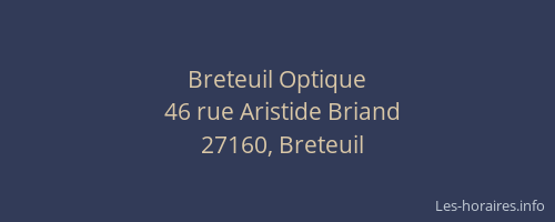 Breteuil Optique