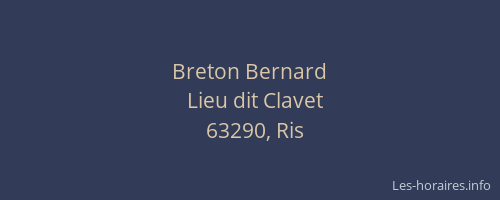 Breton Bernard