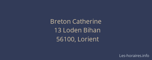 Breton Catherine