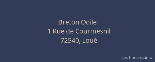 Breton Odile