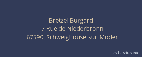 Bretzel Burgard