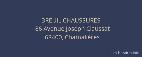 BREUIL CHAUSSURES