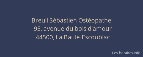 Breuil Sébastien Ostéopathe