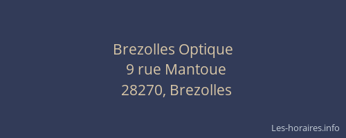 Brezolles Optique
