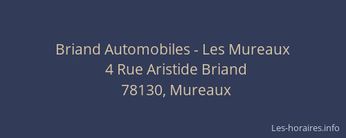 Briand Automobiles - Les Mureaux
