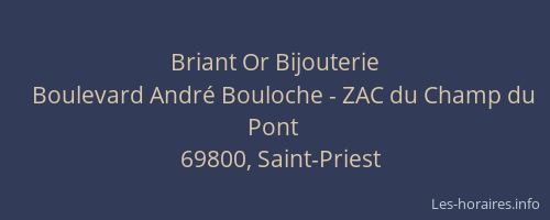 Briant Or Bijouterie