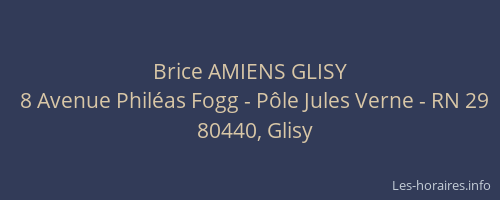 Brice AMIENS GLISY