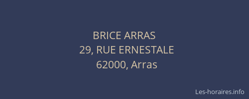BRICE ARRAS