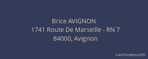 Brice AVIGNON