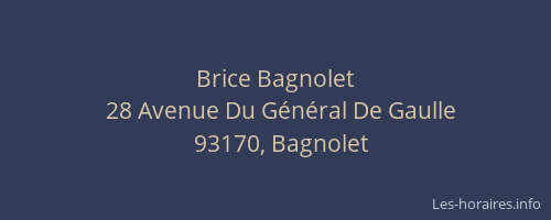 Brice Bagnolet