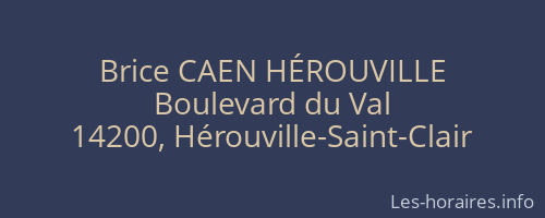 Brice CAEN HÉROUVILLE