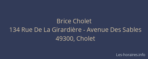 Brice Cholet