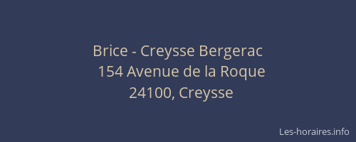 Brice - Creysse Bergerac