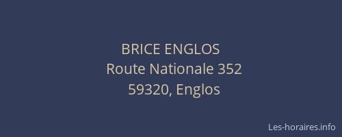 BRICE ENGLOS