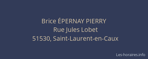 Brice ÉPERNAY PIERRY