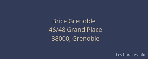 Brice Grenoble