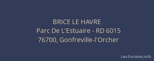 BRICE LE HAVRE