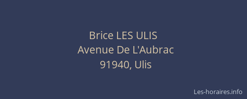 Brice LES ULIS