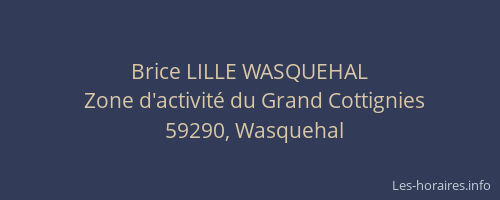 Brice LILLE WASQUEHAL