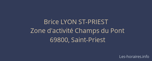 Brice LYON ST-PRIEST