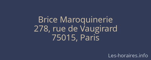 Brice Maroquinerie